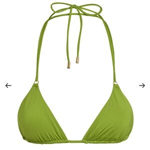 Monday Swimwear. Hanalei top Cypress - V size
